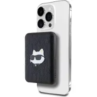 Karl Lagerfeld Induktiivinen varavirtalähde 15 W MagSafe 5000 mAh musta