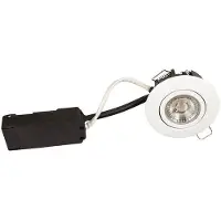 Scan-Products Luna lp 230v Himmennettävä flicker free 6.2w 4000k cri95 ip44 matt Valkoinen round