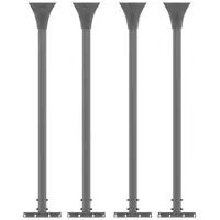 Multibrackets M Pro Series mounting component - for enclosure - kit - black - Max - recommended for 75"/98"