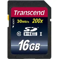 Transcend 16GB SDHC Class10 muistikortti