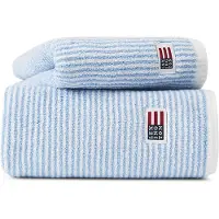 Lexington Home Original Towel White/Blue Striped - Blue - 50X70CM
