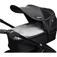 Easygrow Sun Cap aurinkolippa Black, vaunukoppaan ja rattaaseen