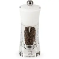 Peugeot Molene pepper grinder acrylic/white 14cm