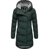 Ragwear Pitkä talvitakki 'Pavla' tummanvihreä