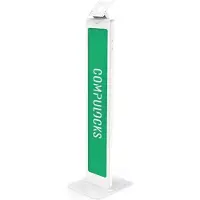 Compulocks BrandMe stand - for tablet enclosure - brandable - white - with Lighting Kit