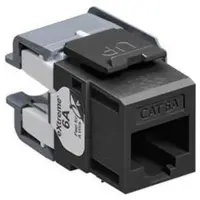 Leviton Extreme cat 6a utp jack 110-style - black