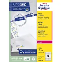 Avery Self-adhesive - Valkoinen