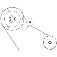 Zebra Kit Main Drive Belt 220Xi4