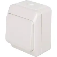 POLLMANN NORTIC Vastaavuuskytkin IP44 Valkoinen 10A/250V