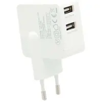 Insmat Verkkolaturi 2XUSB 3.4A Smart IC