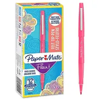 Paper Mate Flair felt tip pen M Pink 12-Tuck