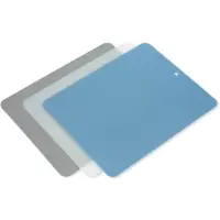 Funktion leikkuulauta muovi 37x29 cm 3-pakkaus Harmaansininen-läpinäkyvä
