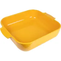 Peugeot Appolia Firkantet Ovnfad 36 Cm Safran Gul - Yellow - 36 CM
