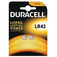 P2r LR43, Kertakäyttöinen akku, SR43, Alkali, 1,5 V, 2 kpl, Nappi/kolikko (052581)