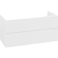 Dansani Luna allaskaappi 2 laatikkoa 48 x 100 x 44 cm, Valkoinen mattapintainen