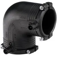 +GF+ elgef plus elbow 90° 40 mm pn16 pe100-sdr11