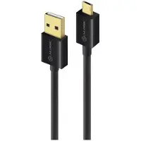 Alogic EasyPlug USB-A – Micro USB -kaapeli, 5 m, musta