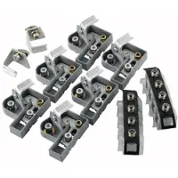 ABB Katkaisija 6 kpl, täydellinenKaapelin poikkipinta-ala: 150-240mm²Asennusleveys: 180mmLaipan leveys: 25, viisto