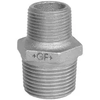 +GF+ Hexagon nipple Musta reducing 1 1/2 x 1 1/4