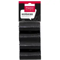 Dogman Kompaktit Mustat Mini Kakkapussit (4x20 Pakkaus)