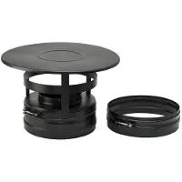 KIERULFF Puu 130/230mm skorstens-hætte - Metalbestos
