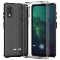 Insmat Crystal Cover, Galaxy Xcover Pro -suojakuori, Läpinäkyvä