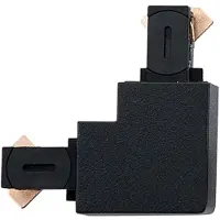 SG ARMATUREN A/S Zip angled piece mat Musta