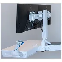 Ergotron – CAREFIT combo dual monitor kit, snow (98-650-251)