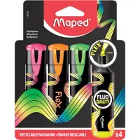 Maped Fluopeps Flex highlighters set 4 ass.