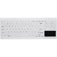 Contour Design Active Key AK-C7412F -näppäimistö, Scissor, kosketuslevyllä, valkoinen
