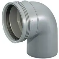 Wavin Wafix pp bend 88.5° x 32 mm Harmaa