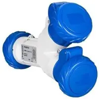 Schneider Electric CEE-monisovitin 1 pistorasia ja 2 pistorasiaa 230V 16A IP67