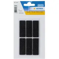 Herma Protectiv feltpads Musta 15 x 45 mm