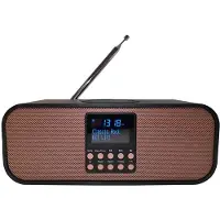 Scansonic PA8001 DAB+ radio med tr&aring;dl&oslash;s oplader