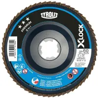 Tyrolit XLOCK suora läppäkiekko 125x22,23/XL ZA60Q-B