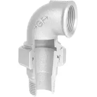 +GF+ Union elbow galvanized conical for m 2