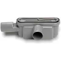 Unidrain Outlet unit w/two horizontal outlets Ø50 mm incl. water trap