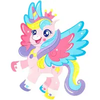 Toi-Toys Little Stars Foam Floor Puzzle Unicorn 36 pcs.