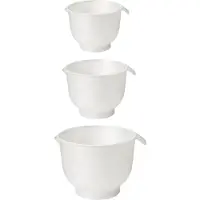 Gastromax Mixa Line 3-osainen valkoinen kulhosetti