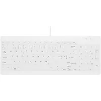 Cherry Active Key Hygiene Compact Keyboard Sealed Watertight USB, W