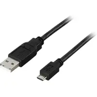 Deltaco USB-299S 0,25m USB - micro-USB kaapeli