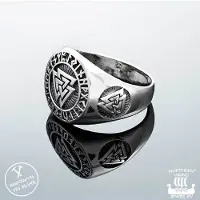 Northern Viking Jewelry Valknut sormus NVJ-H-SO003-220
