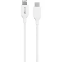 Deltaco – USB-C - Lightning-kaapeli, 1 m, valkoinen (IPLH-451)