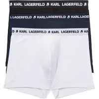 Karl Lagerfeld Bokserishortsit marine / musta / valkoinen