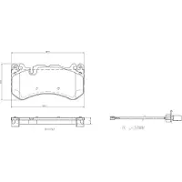 Brembo Jarrupalasarja (4kpl), levyjarru P 50 164
