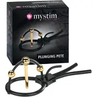 Mystim Plunging Pete E-stim Terskarengas Sondilla - Black