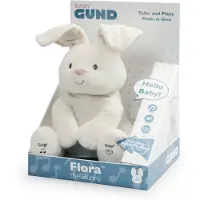 Gund Interaktiivinen pehmolelu kaniini Flora, 30 cm