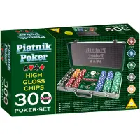 Piatnik High Gloss Chips 300 pokerisetti