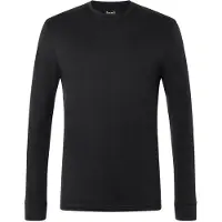 Super.natural Men's Tundra175 Long Sleeve Jet Black Kerrasto yläosat S