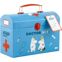 Muumi Moomin Doctor Set In Carry Box - Multi/patterned - ONE SIZE